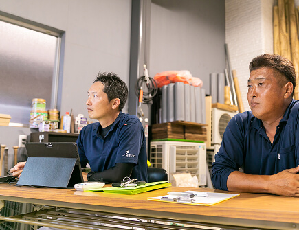 「仕事は一生の友である」を企業理念とし、人が生活をするために必要な仕事にやりがいや誇りを持てることを大切にしてきました。